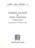 Cahiers Louis Guilloux N°2 : Louis Guilloux et Georges Palante
