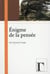 Énigme de la pensée