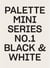 Palette mini series 01 black & white