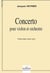 Concerto pour violon et orchestre (SOLISTE)
