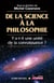 De la science à la philosophie - y-a-t-il une unité de la connaissance ?