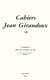 CAHIERS JEAN GIRAUDOUX Tome 18