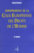 Jurisprudence de la cour europeenne des droits de l'homme - 8e edition