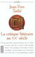 Critique litteraire au xxe siecle