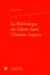 La rhétorique du blâme dans l'histoire auguste