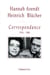 Hannah arendt-heinrich blucher - correspondance, 1936-1968