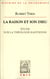 La raison et son Dieu - étude sur la théologie kantienne