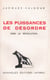 Les puissances de désordre - vers la révolution