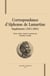 Correspondance - suppléments (1811-1866)