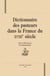 Dictionnaire des pasteurs dans la France du XVIIIe siècle