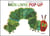 Chenille qui fait des trous pop-up des 50 ans