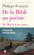 De la Bible au poème : De Marot à nos jours