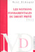 Les notions fondamentales du droit privé - essai critique pour servir d'introduction à l'etude des obligations