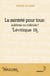 La sainteté pour tous : sublime ou ridicule ? Lévitique 19