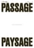 Passage-Paysage