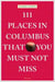 111 places in columbus that you must not miss