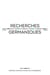 Recherches germaniques n.53 : Varia (édition 2023)