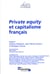 Private equity et capitalisme fraccais