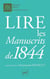Lire les manuscrits de 1844