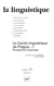 Le linguistique de Prague Tome 1 - perspective historique