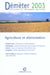 Demeter 2003 - economi et strategies agricoles - agriculture et alimentation