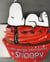 Mes recettes americaines by snoopy - forme decoupee
