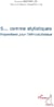 S...comme stylistiques - propositions pour l'ethnostylistique