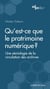 Qu'est-ce que le patrimoine numérique ? une sémiologie de la circulation des archives