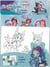 Enchantimals - coloriages et stickers - + puzzle magnet