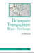 DICTIONNAIRE TOPOGRAPHIQUE BEARN PAYS BASQUE