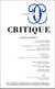 Revue Critique n.810 : ingouvernable