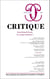 Revue Critique n.899 : Jean-Benoît Puech, un roman national ?