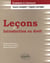 Leçons d'introduction au droit - cours complet, sujets corrigés