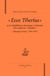 Ecce tiberius ou la réhabilitation historique et littéraire d'un empereur décadent