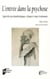 L'entrée dans la psychose - approches psychopathologiques, cliniques et (auto-)traitements