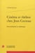 Cinéma et théâtre chez jean cocteau - intermedialité et esthétique
