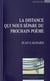 La distance qui nous sépare