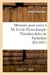 Memoire pour servir a m. le cte pierre-joseph-theodore-jules de pardaillan (ed.1867)