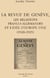 La revue de genève, les relations franco-allemandes et l'idée d'europe unie (1920-1925)