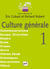 CULTURE GENERALE Tome 1