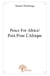 Peace for Africa - paix pour l'Afrique