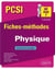 PCSI - fiches-méthodes - physique - exercices corrigés (édition 2018)