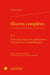 Oeuvres complètes Tome 10 A : Pentas quaestionum iatro-philologicarum / Cinq questions iatrophilologiques