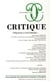 Revue Critique n.738 : réponses à Carl Schmitt