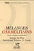 Mélanges carmélitains Tome 21