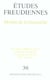 Etudes freudiennes n.38 - destins de la bisexualite