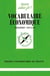 Vocabulaire économique