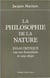 La Philosophie de la nature