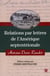 Relations par lettres de l'amerique septentrionale