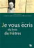 Je vous ecris du bois de hêtres